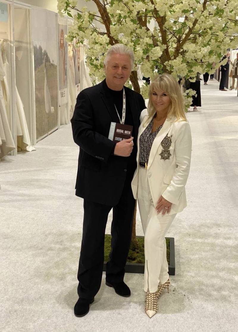 Christine Dando & David Emanuel Celebrating The 40th Anniversary Of The Harrogate Bridal Show!