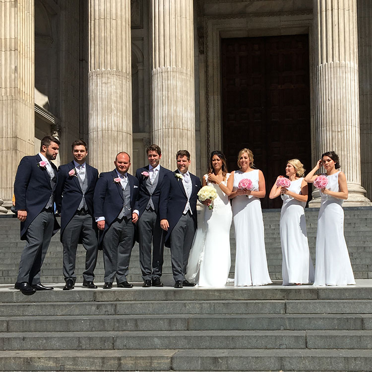 Kimberley Ann and Scott Bell at St Pauls Cathedral